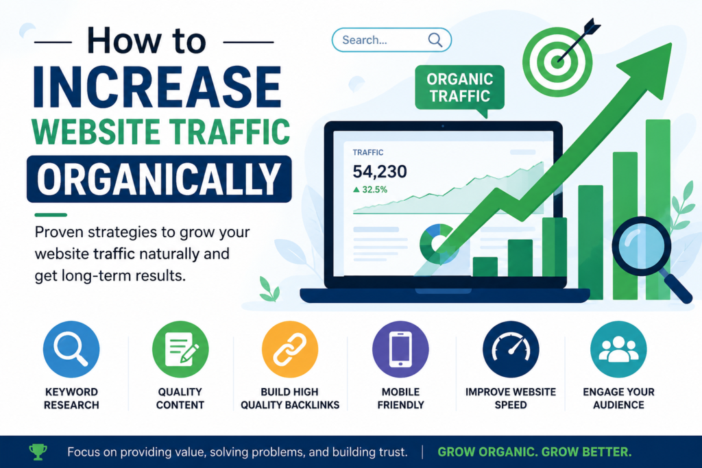 How to IncreaseWebsite Traffic Organically