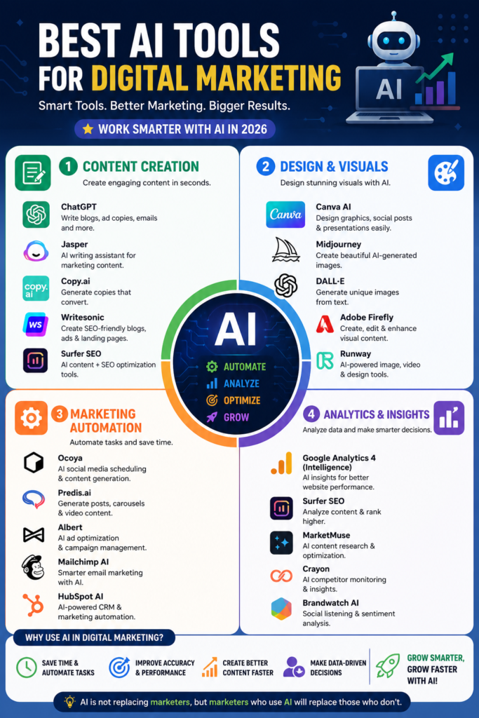 Best AI Tools for Digital Marketing