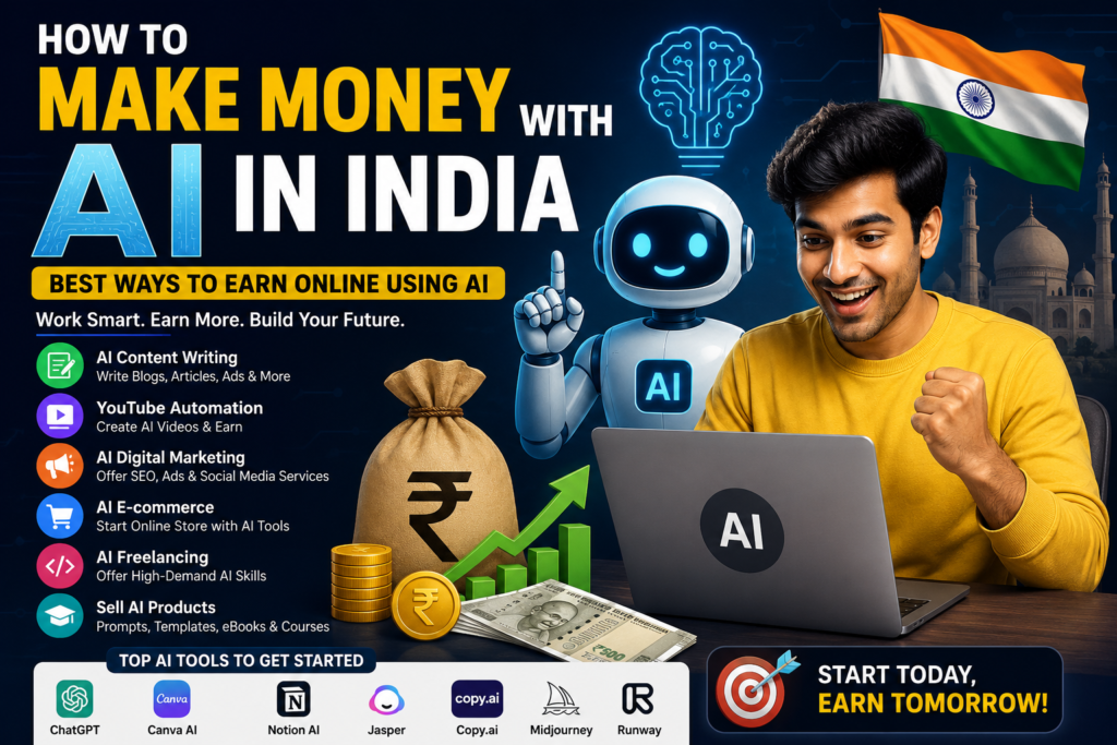 How to make money with AI in india