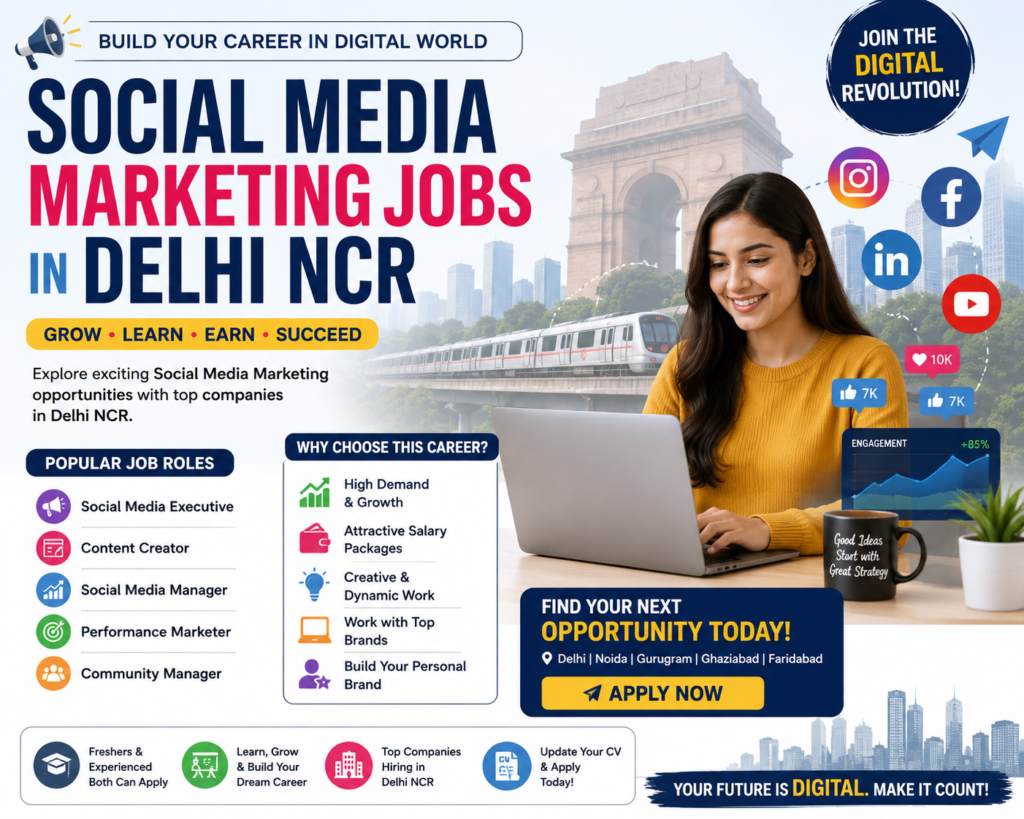 Social Media Marketing Jobs in Delhi NCR